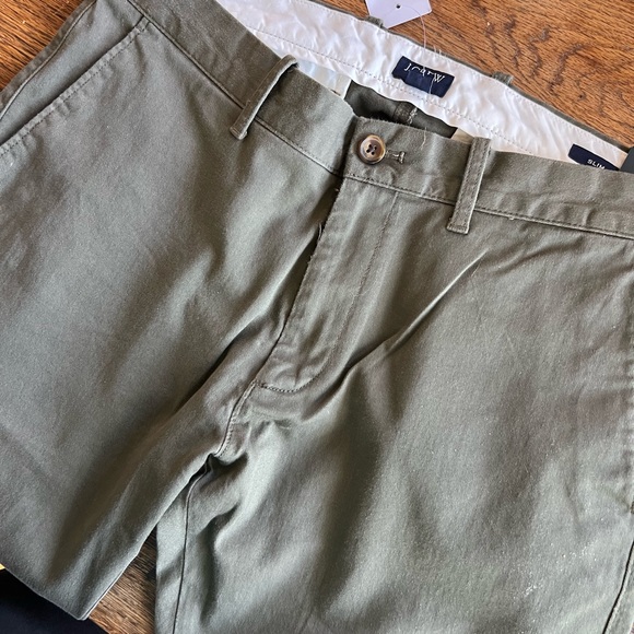 J Crew Flex Slim Khaki Pants. NEW - Picture 2 of 7